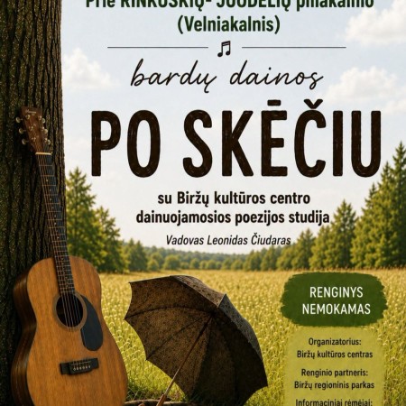 Renginys ,,Bardų dainos po skėčių"