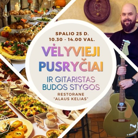 Vėlyvieji pusryčiai ir gitaristas ,,Budos stygos"