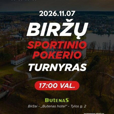 Biržų sportinio pokerio turnyras
