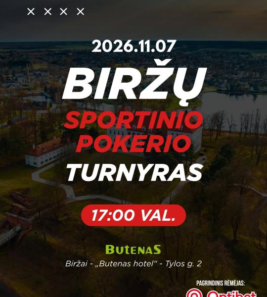 Biržų sportinio pokerio turnyras
