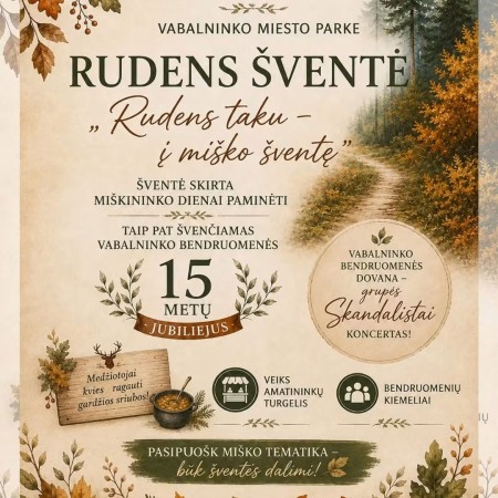 Šventė „Rudens taku - į miško šventę“